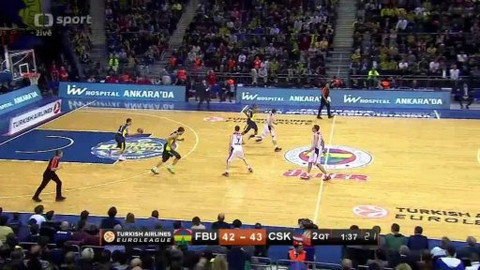 Evropská liga v basketbalu - Fenerbahce Ülker Istanbul - CSKA Moskva