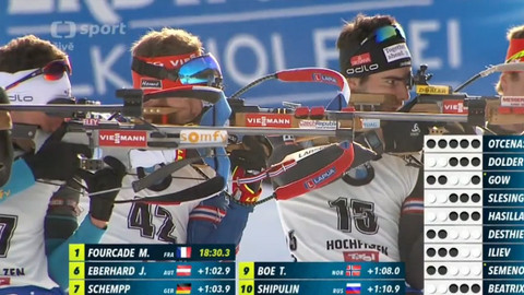 MS v biatlonu 2017 Rakousko - Stíhací závod mužů na 12,5 km