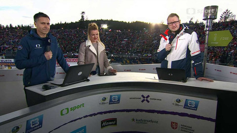 MS v biatlonu 2024 Česko - Studio ČT sport - Nové Město na Moravě