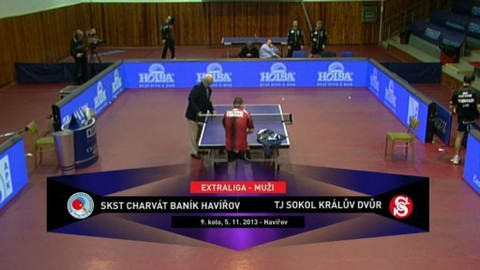 Stolní tenis - SKST Baník Havířov Charvát - Sokol Králův Dvůr