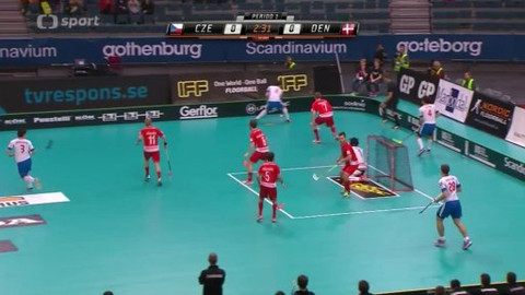 Florbal - Česko - Dánsko