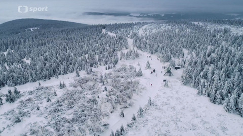 Na skialpech přes hory - Orlické hory