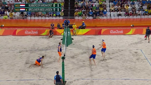 XXXI. letní olympijské hry 2016 Rio de Janeiro - Plážový volejbal: Nizozemsko - Nizozemsko (muži)