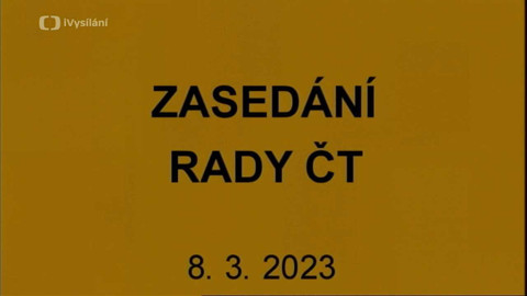 Jednání Rady České televize - 3. jednání Rady ČT v roce 2023