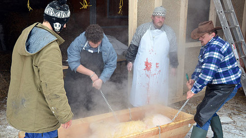 Malá farma - Na zabíjačce