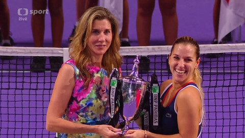 BNP Paribas WTA Finals Singapore 2016 - Angelique Kerberová - Dominika Cibulková