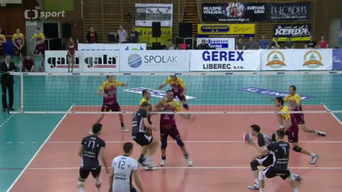 Volejbal - VK Jihostroj České Budějovice - VK Dukla Liberec