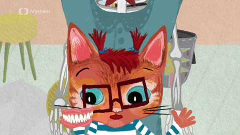 Čeština s Mínou a Týnou - Mína a Týna si hrají na návštěvu