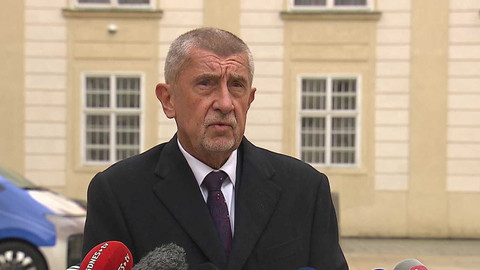 90’ ČT24 - Andrej Babiš u prezidenta Pavla