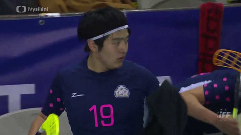 MS ve florbalu 2018 Česko - Slovensko - Japonsko