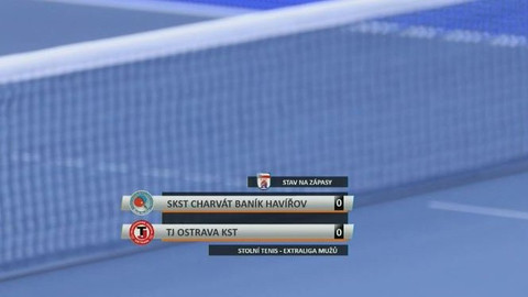 Stolní tenis - SKST Baník Havířov - TJ Ostrava KST