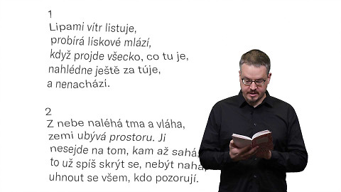 Jedna báseň - Daniel Soukup