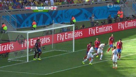 MS ve fotbalu 2014 Brazílie - Kostarika - Anglie