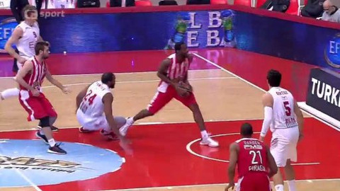 Evropská liga v basketbalu - Olympiakos Pireus - EA7 Emporio Armani Milán