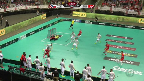 MS ve florbalu 2016 Lotyšsko - Česko - Švýcarsko