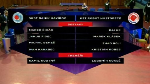 Stolní tenis - SKST Charvát Baník Havířov - Metalfin Hustopeče