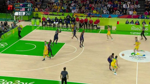 XXXI. letní olympijské hry 2016 Rio de Janeiro - Basketbal: Austrálie - USA (muži)