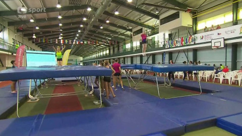 Olympiáda dětí a mládeže - Skoky na trampolíně