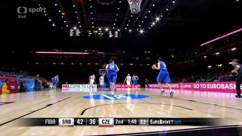 ME v basketbalu 2015 Francie - Česko - Srbsko