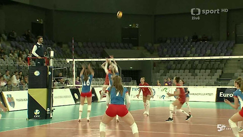 CEV Zlatá Evropská liga žen - Rumunsko - Česko