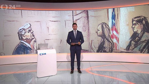 90’ ČT24 - Trump před soudem – obvinění ze spiknutí odmítá