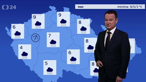 Předpověď počasí - 1. května 2017 17:55