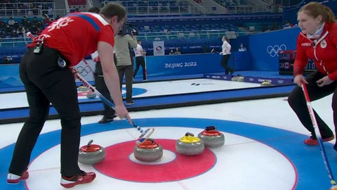 XXIV. zimní olympijské hry 2022 Peking - Curling: Česko - Švýcarsko