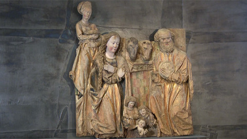 Národní galerie v Praze nikdy nezavírá - Reliéf Narození Krista