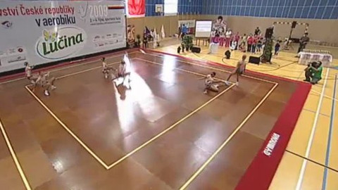 Aerobik - MM ČR v gymnastickém aerobiku Sedlčany