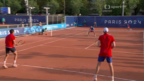 XXXIII. letní olympijské hry 2024 Paříž - Tenis: Macháč/Pavlásek - Jarry/Tabilo