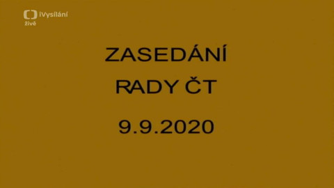Jednání Rady České televize - 14. jednání Rady ČT v roce 2020