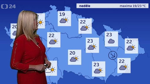 Předpověď počasí - 1. července 2017 17:55