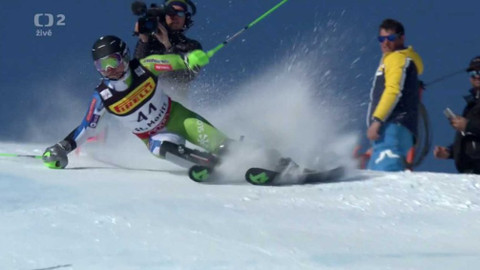 MS v alpském lyžování 2017 Švýcarsko - 1. kolo slalomu mužů