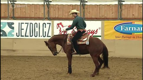 Jezdectví - Jezdecké závody v reiningu Krakovany 2013