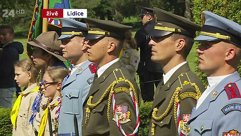 Pietní akt k výročí vyhlazení obce Lidice - 84 let od vyhlazení Lidic