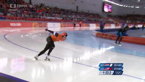 XXII. zimní olympijské hry 2014 Soči - Rychlobruslení: 1500m - muži