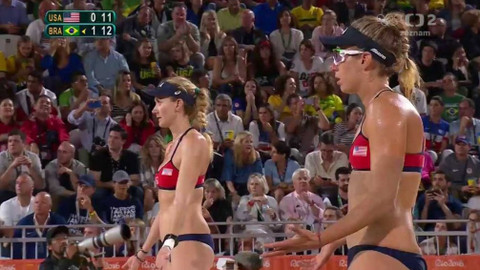 XXXI. letní olympijské hry 2016 Rio de Janeiro - Plážový volejbal: Semifinále