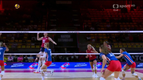 MS ve volejbalu žen 2025 Thajsko - USA - Česko