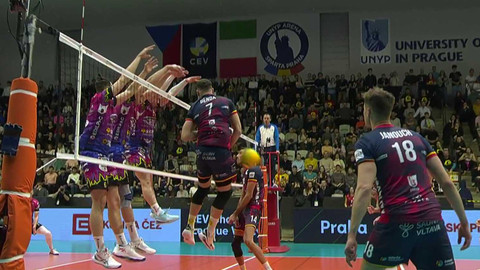 Liga mistrů ve volejbalu - VK Lvi Praha - Sir Sicoma Monini Perugia