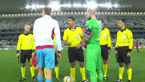 Evropská liga UEFA - Girondins Bordeaux - SK Slavia Praha