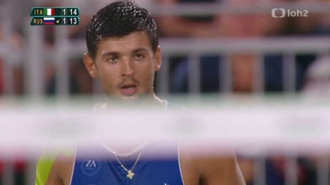 XXXI. letní olympijské hry 2016 Rio de Janeiro - Plážový volejbal: Itálie - Rusko (muži)