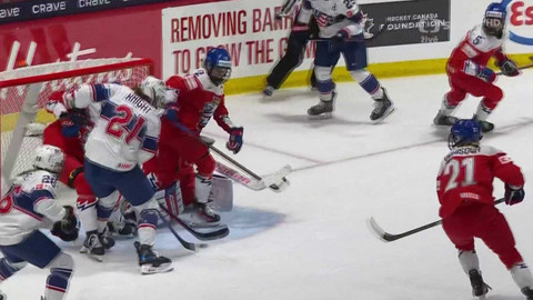 MS v ledním hokeji žen 2024 USA - Česko - USA