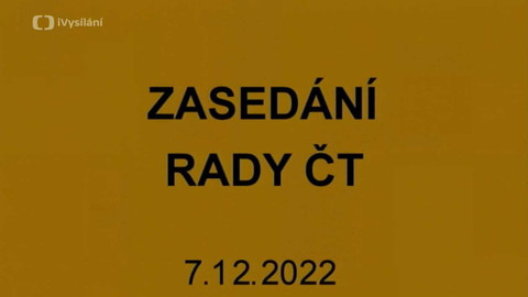 Jednání Rady České televize - 14. jednání Rady ČT v roce 2022