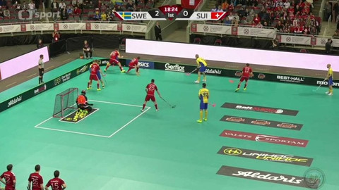 MS ve florbalu 2016 Lotyšsko - Švédsko - Švýcarsko