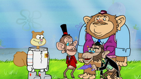 SpongeBob v kalhotách - Opice na kontrole / Nezvaný host