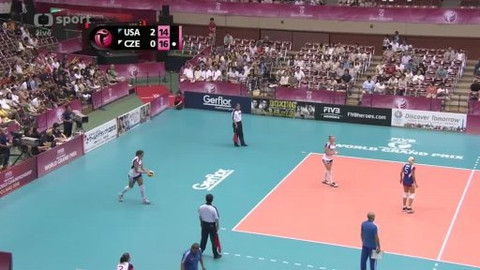 Grand Prix ve volejbalu žen 2013 - USA - Česko
