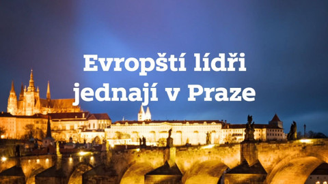 Evropští lídři jednají v Praze 2022