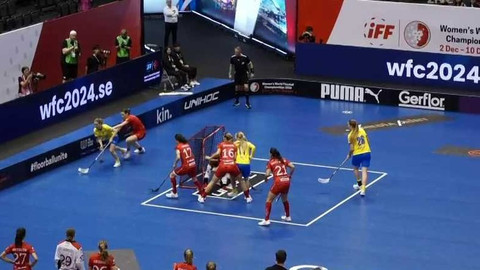 MS ve florbalu žen 2023 Singapur - Švédsko - Švýcarsko