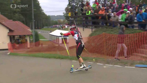 Biatlon - M ČR na kolečkových lyžích 2015 Letohrad