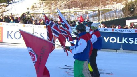 Lyžování - MS v letech na lyžích Norsko